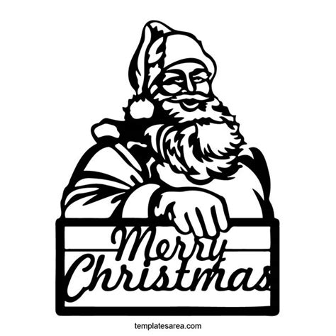 Santa Claus Free DXF Files & Vectors .